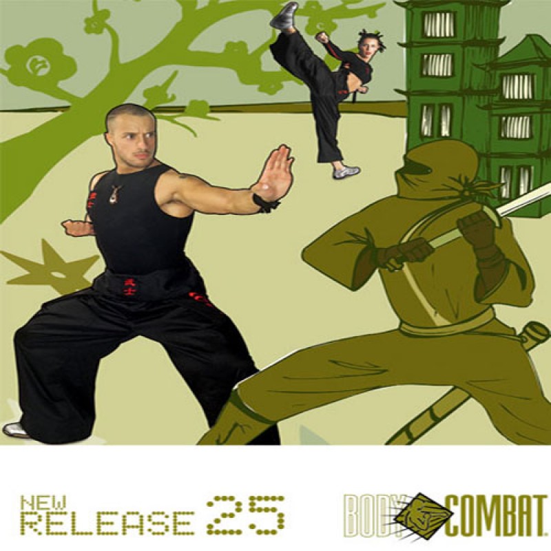 Body Combat 25 DVD, Music, & Choreo Notes Release 25